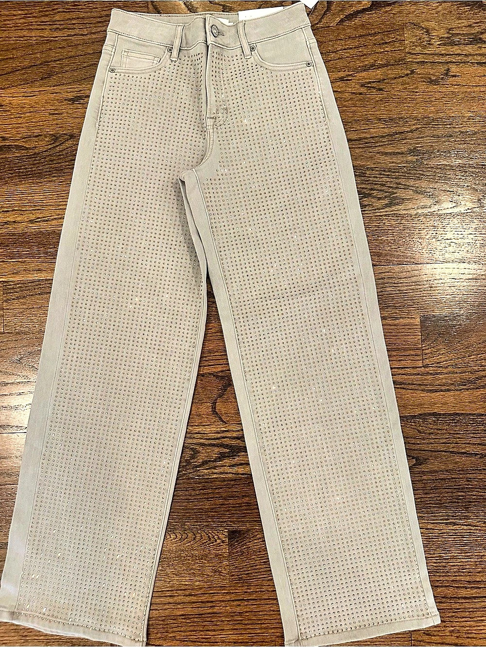 Hidden Logan Studded Straight Leg Jeans Waist 25 NWT